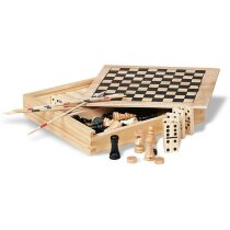 4 juegos en 1 en caja de madera personalizado madera 4 juegos en 1 en caja de madera personalizado madera