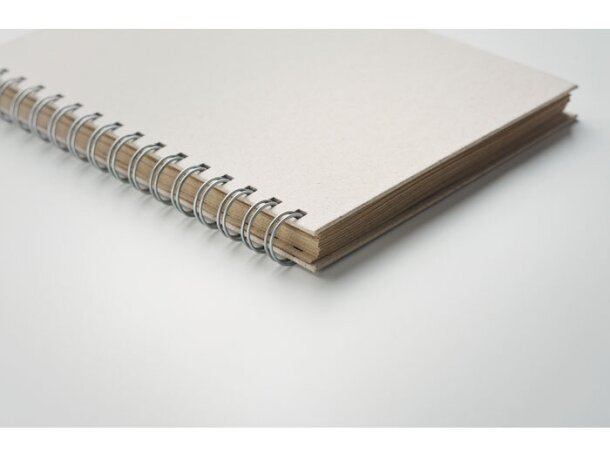 Libreta anillas A5 papel hierba Grass Book personalizada