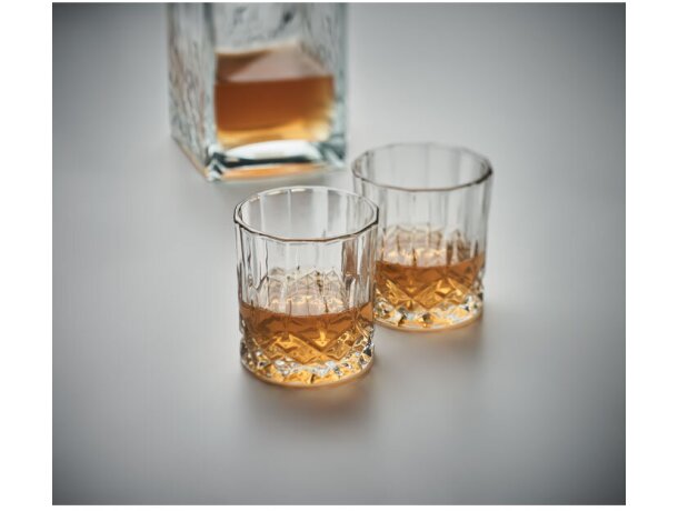 Set 4 piezas de whisky Reiset Violeta detalle 3