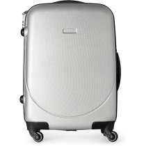 Trolley rígido y elegante personalizado plateado mate Trolley rígido y elegante personalizado plateado mate