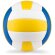 Balón voleibol playa PVC mate multicolor talla 5