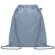 Mochila saco personalizada algodón orgánico Yuki Colour Azul celeste