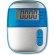 Podómetro contador de kms y calorías personalizado azul claro