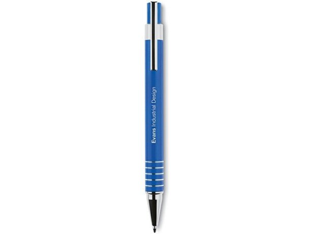 Set de bolígrafos en estuche azul economico