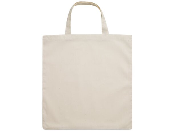 Bolsa de tela personalizada algodón 140 g/m2 Marketa + Beige detalle 2