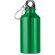 Botella de aluminio con tapón antifugas Mid Moss 400 ml Verde