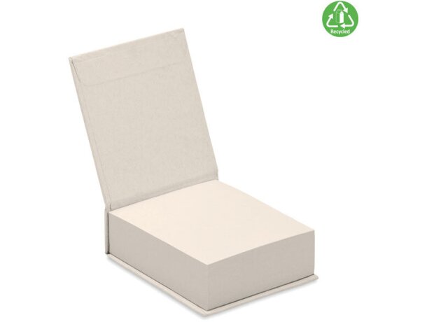 Bloc notas hechos de cartones de leche Mito Pad Blanco detalle 2