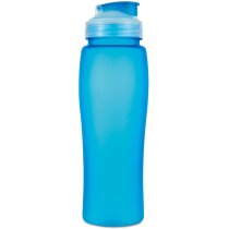 Botella sport de plástico color liso personalizada azul Botella sport de plástico color liso personalizada azul
