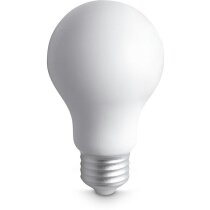 Antiestrés con forma de bombilla clásica blanco barato Antiestrés con forma de bombilla clásica blanco barato