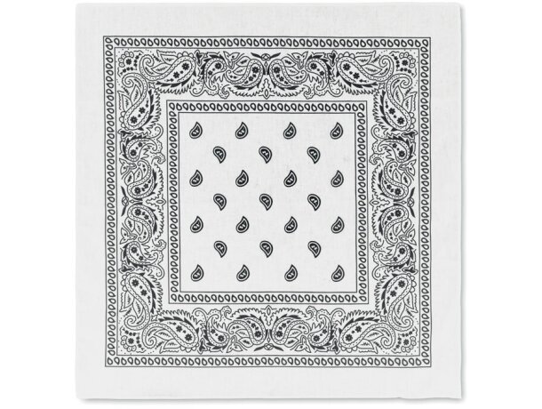 Pañuelo de cabeza 90 gr/m² Bandida Blanco detalle 11