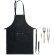 Set de barbacoa con delantal Sous Chef Negro detalle 3