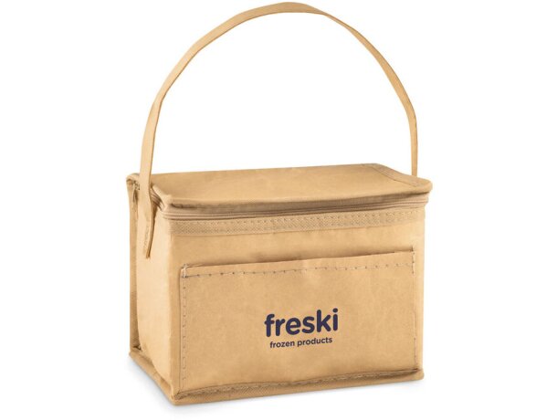 Bolsa nevera kraft 6 latas Papercool personalizado