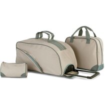 Set de viaje 3 piezas en 1 personalizado gris claro Set de viaje 3 piezas en 1 personalizado gris claro
