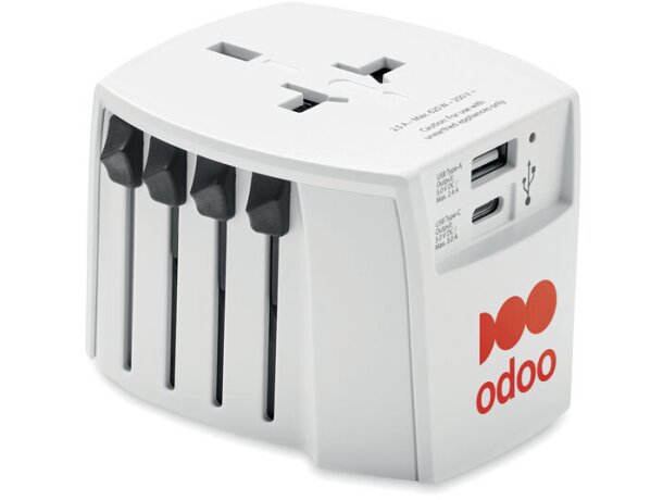 Adaptador USB A/C Skross MUV Muv Usb A/c Blanco detalle 3