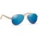 Gafas de sol personalizadas con uv400 bambu Honiara Azul detalle 9