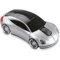 Ratón coche inalámbrico merchandising plateado mate Ratón coche inalámbrico merchandising plateado mate