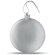 Bola de Navidad plana Lia Ball Plateado