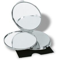 Espejo Guapas cromado brillante con doble aumento