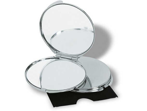 Espejo cromado con funda personalizado plateado brillante Espejo cromado con funda personalizado plateado brillante