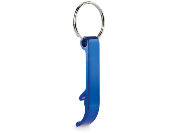 Llavero de aluminio reciclado Ovikey Azul detalle 3