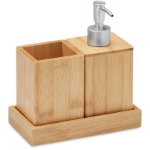 Set de baño de 3 piezas bambú Suomi Set de baño de 3 piezas bambú Suomi