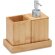 Set de baño de madera y 3 piezas