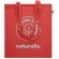 Bolsa algodón asas largas orgánico 180 g/m2 Onel Rojo detalle 7