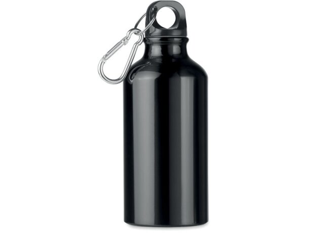 Botella de aluminio con tapón antifugas Mid Moss 400 ml Negro detalle 2
