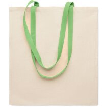 Bolsa de algodón Zevra con asas largas y certificación REACH