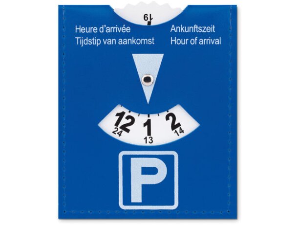 Tarjetero aparcamiento Parkcard azul PVC para parabrisas coche Azul detalle 1