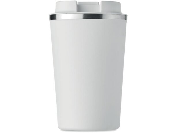 Vaso acero Brace Blanco detalle 6