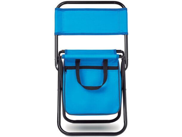 Silla plegable de exterior Sit & Drink Azul real detalle 1