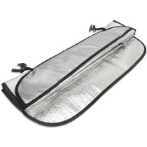 Parasol clásico con ventosas para coche personalizado plateado mate Parasol clásico con ventosas para coche personalizado plateado mate