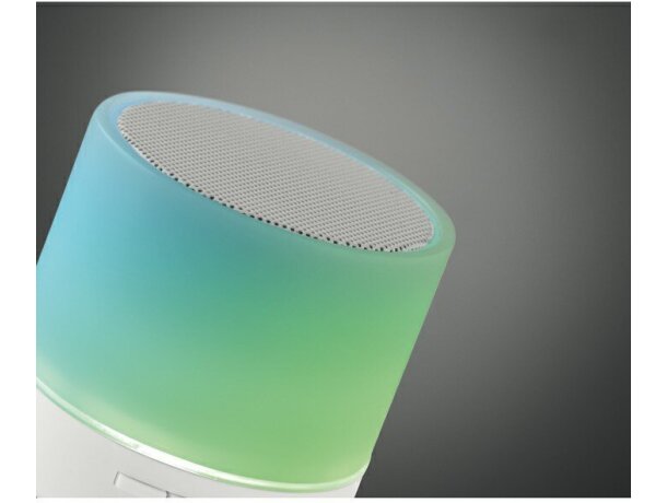 Altavoz circular con bluetooth y luces led personalizado