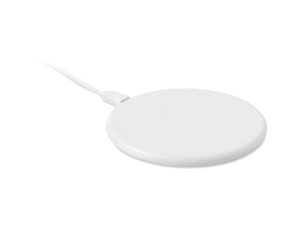 Cargadores inalámbricos forma redondeada plástico Twing Blanco detalle 6