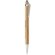 Bolígrafo automático de bambú con clip