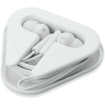 Cascos auriculares en caja con logo Cascos auriculares en caja con logo