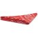 Pañuelo de cabeza 90 gr/m² Bandida Rojo detalle 9