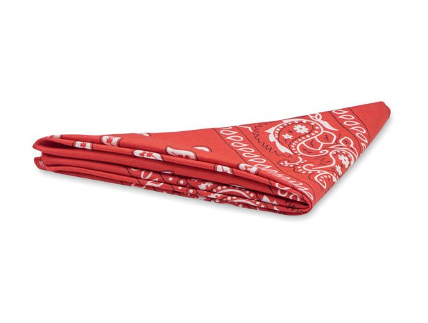 Pañuelo de cabeza 90 gr/m² Bandida Rojo detalle 8