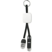 Llavero con conector personalizado negro Llavero con conector personalizado negro