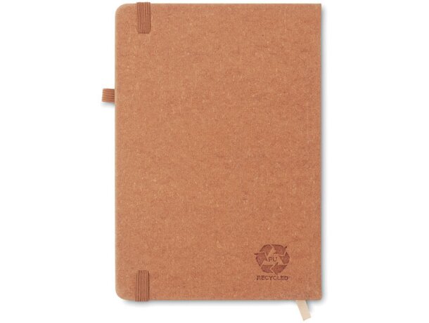 Libreta A5 de PU reciclada Baobab barata