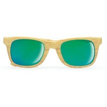Gafas sol de efecto madera personalizada madera