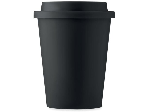 Vaso de doble pared PP 300 ml Nola Negro detalle 1