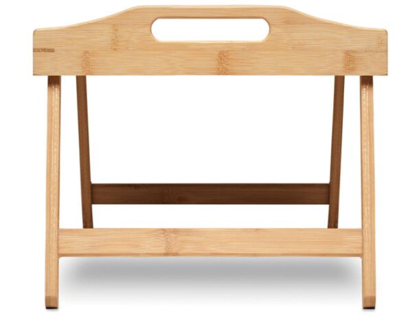 Bandeja con logo plegable de madera Markesa Madera detalle 4