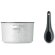 Tazón vintage de cerámica para desayuno con cuchara Piga Bowl Blanco detalle 13