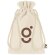 Bolsa de regalo pequeña Amber Small Beige detalle 4