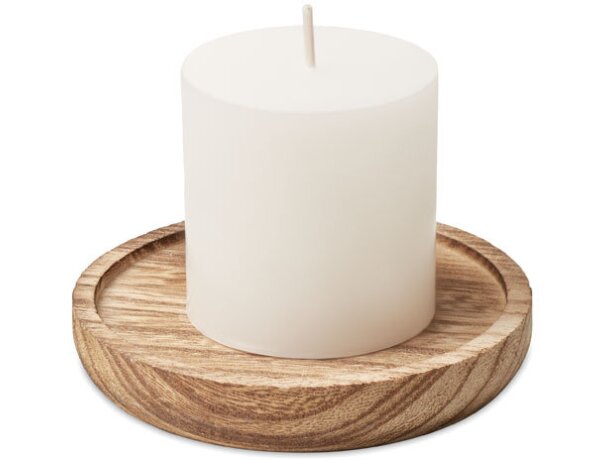 Porta velas madera Pentas Madera detalle 4