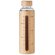 Botella vidrio tapa bambú 600ml Shaumar personalizado