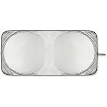 Parasol coche plegable plata mate con funda