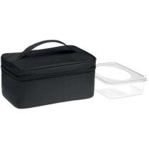 Bolsa termica promocional para empresas con fiambrera reutilizable rPET